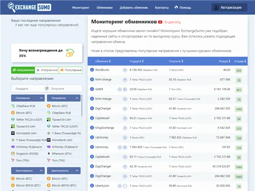 Exchangesumo.com отзывы