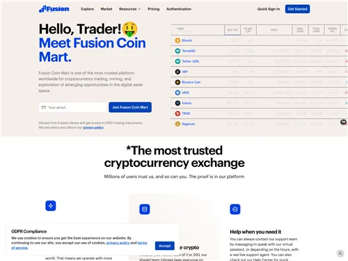 Fusioncoinmart.com